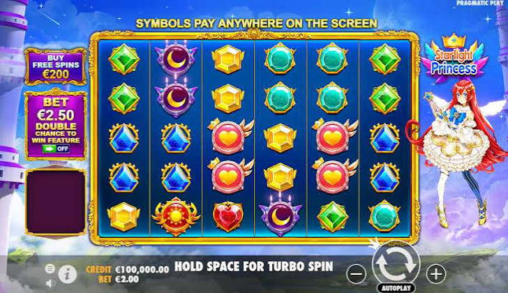 Starlight Princess slot game 7era Club Malaysia